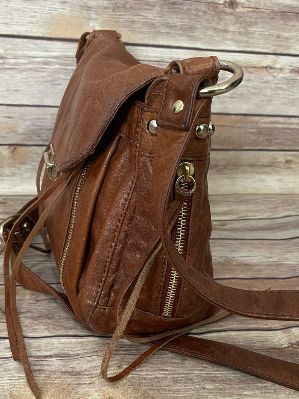 Rebecca Minkoff Beloved Mini Biden Leather Crossbody - Picture 5 of 7